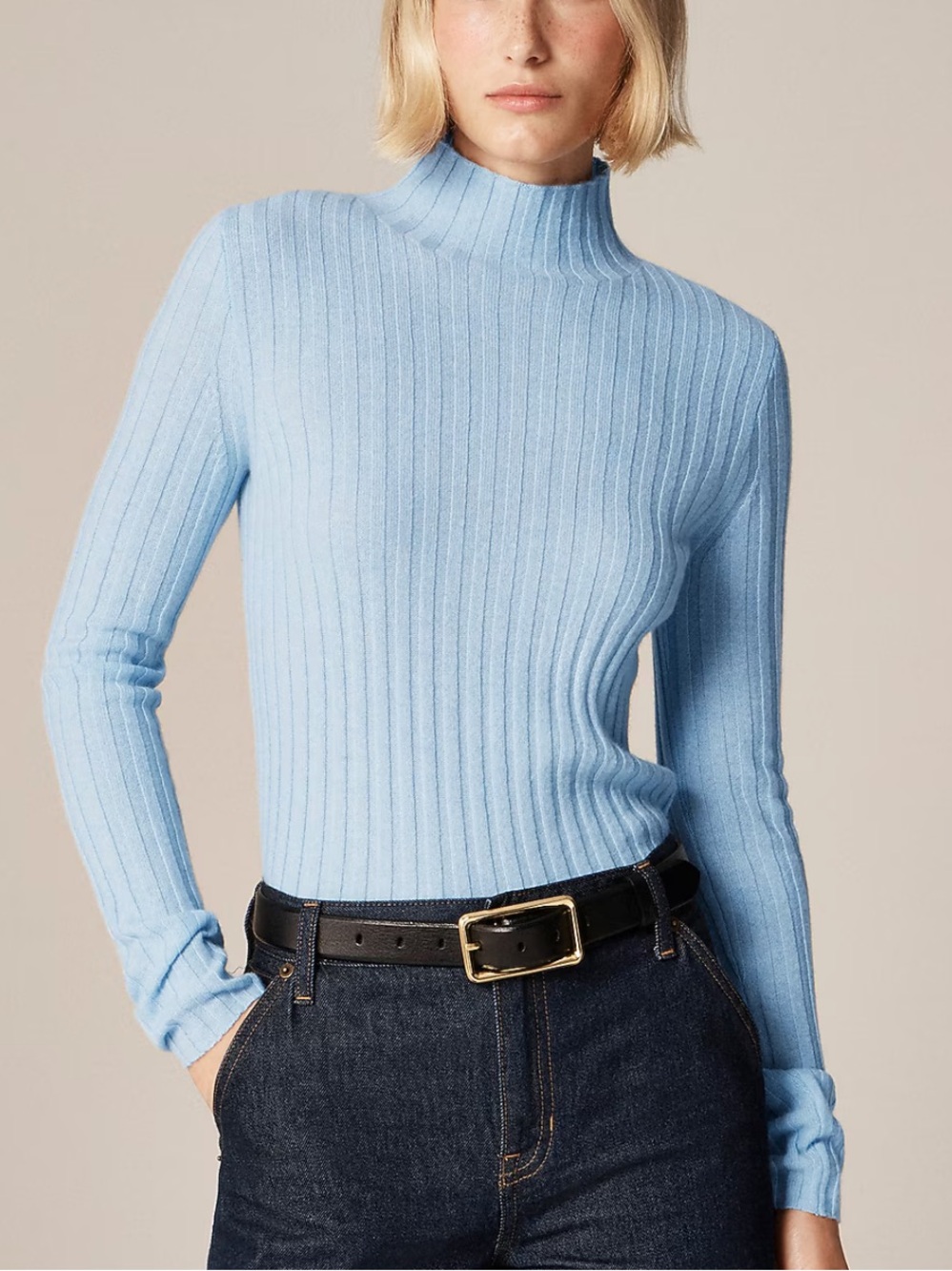 New j crew cashmere turtle neck